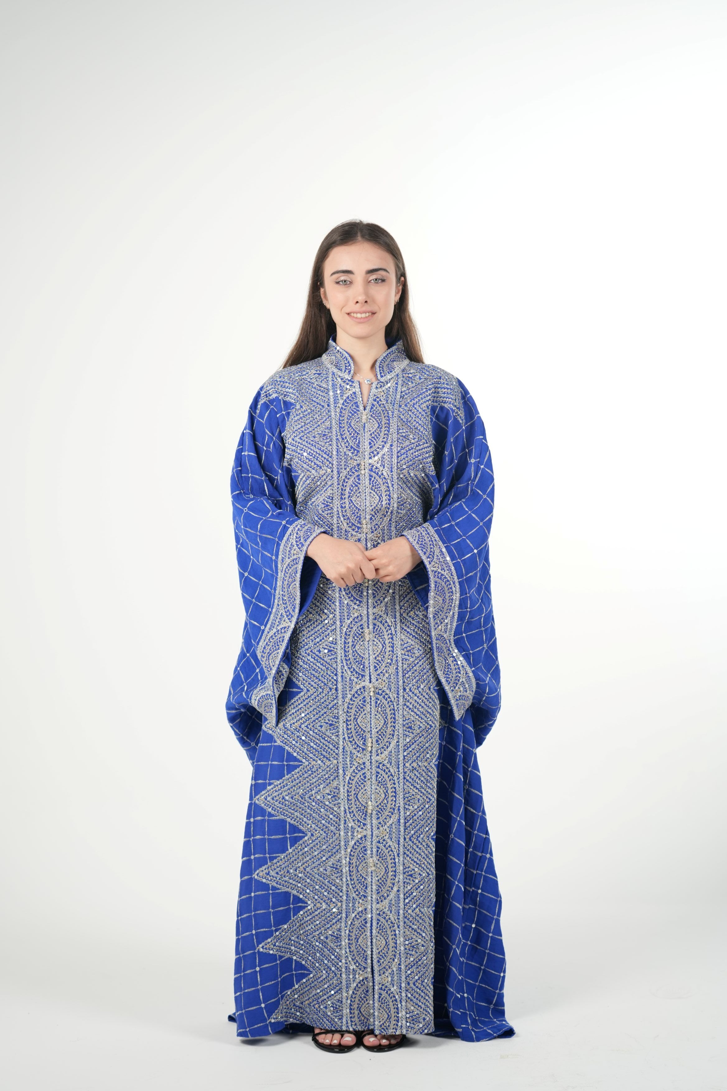 Emerald Embroidered Jalabiya