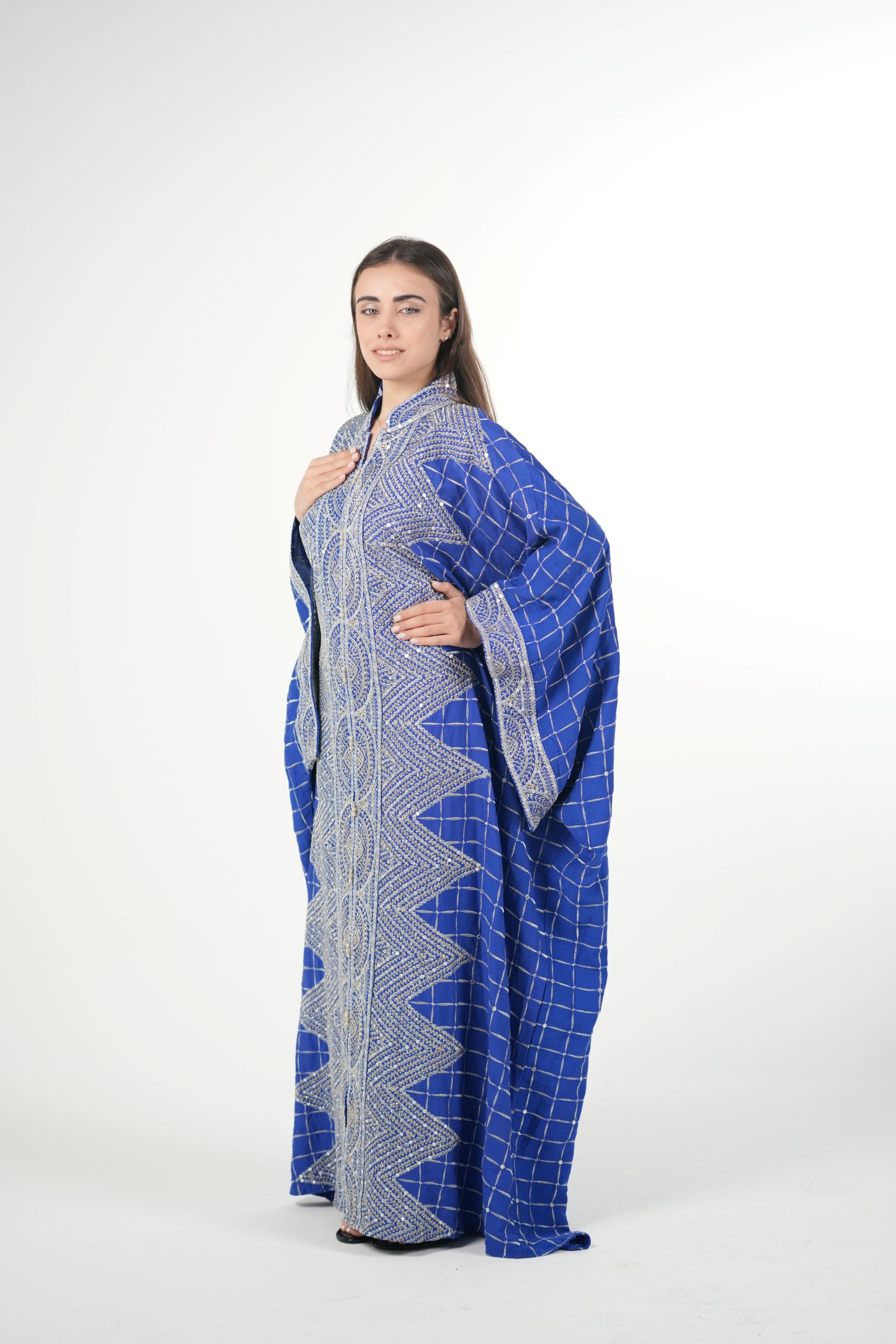 Emerald Embroidered Jalabiya