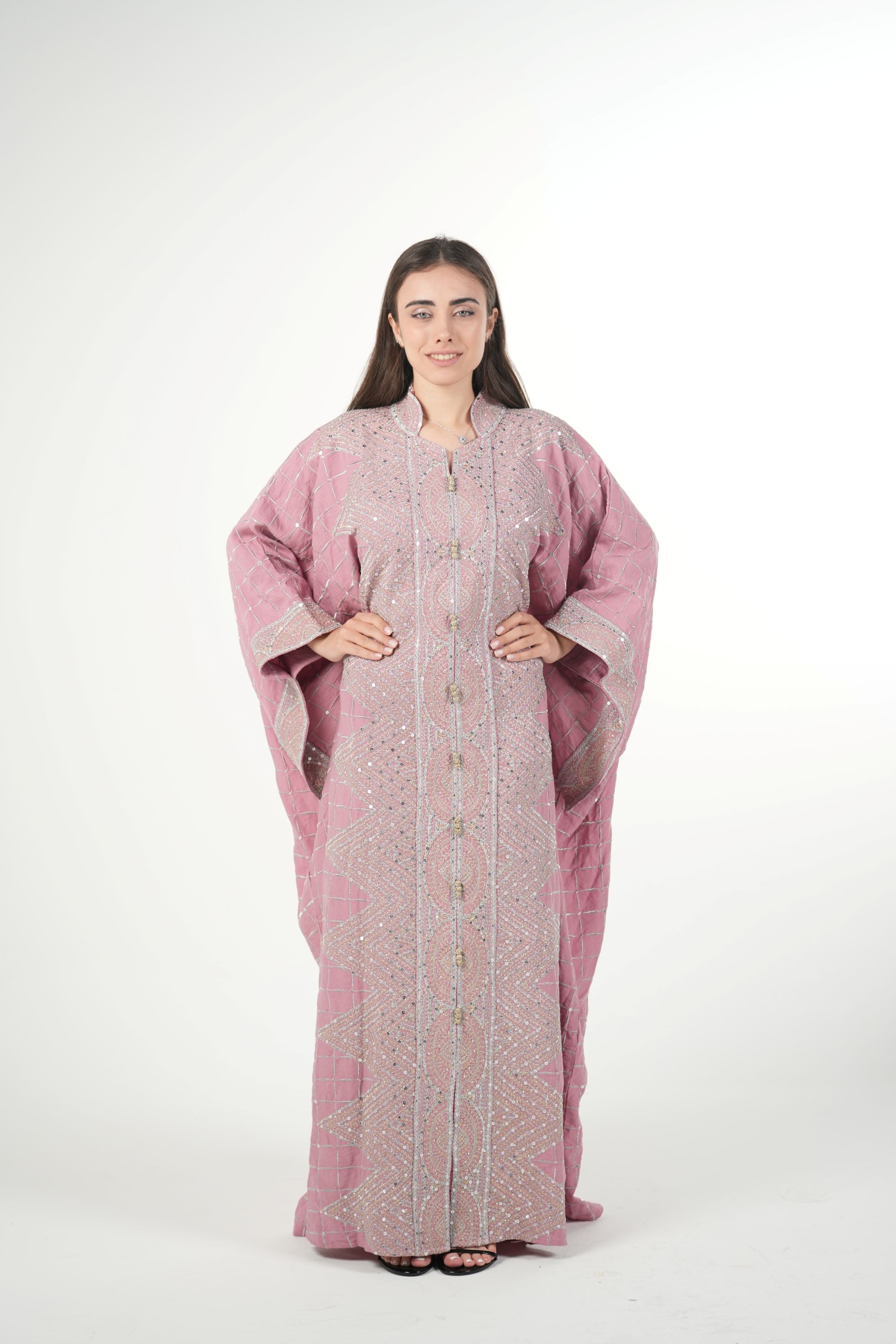 Emerald Embroidered Jalabiya