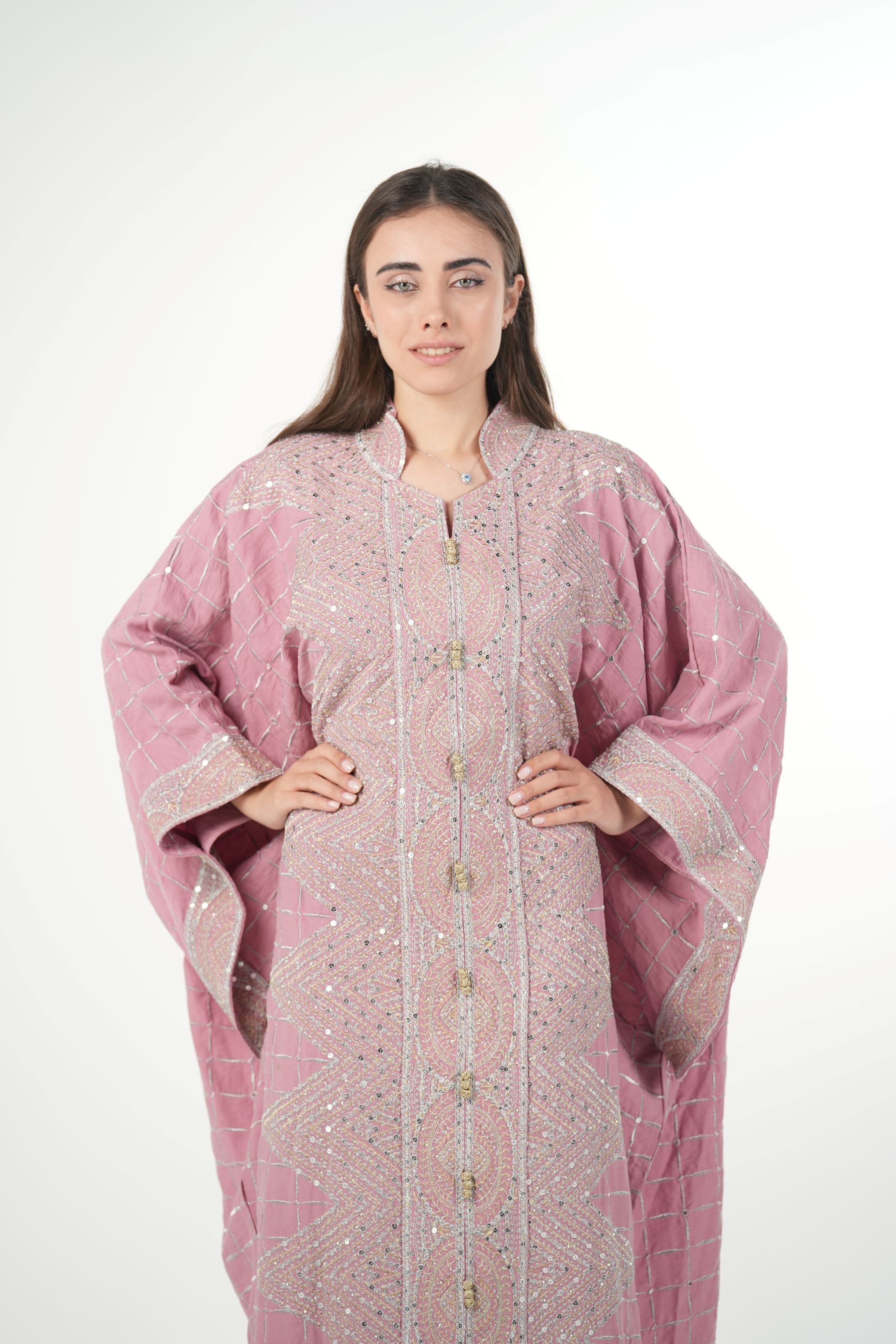 Emerald Embroidered Jalabiya