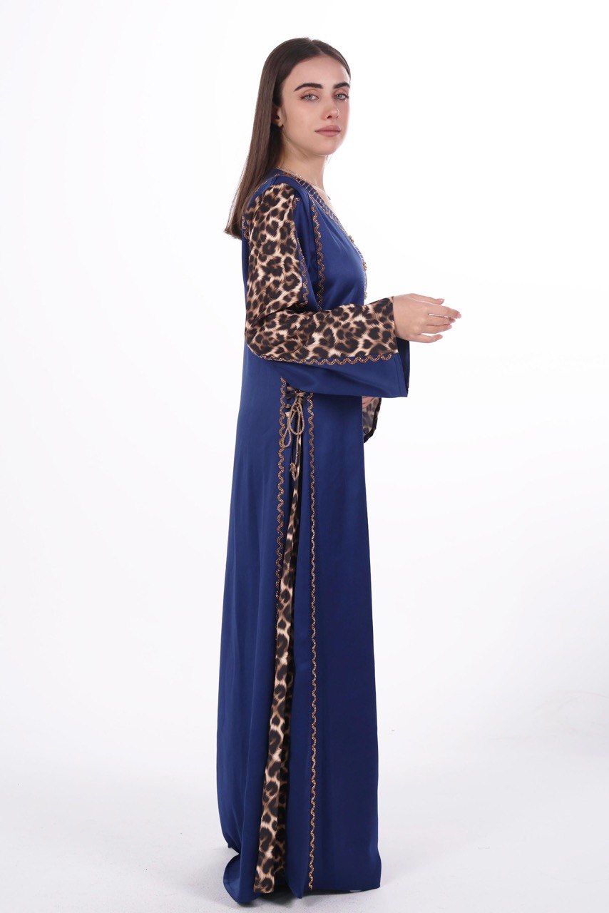 Fluid Satin Jalabiya with Tailored Details